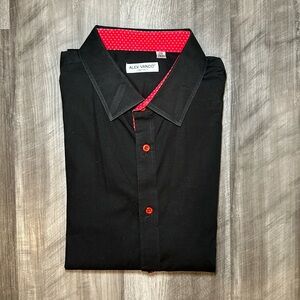 Alex Vando Long Sleeve Button Down Shirt - 2XL
